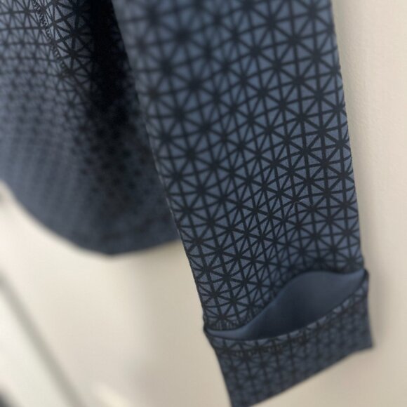 Lululemon Define Zipper Jacket Tri Geo Printed Inkwell Black Size 6 Excellent - Picture 8 of 15